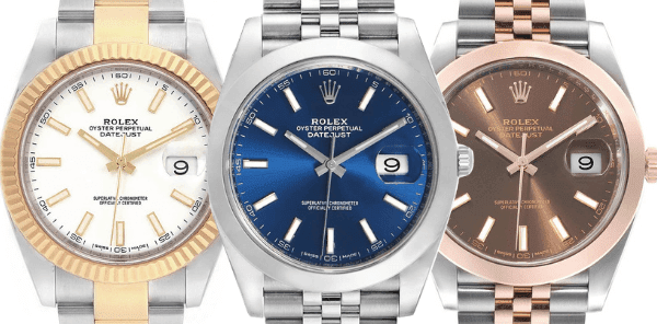 Rolex Datejust 41 in Steel and Yellow Gold, Oystersteel, and Steel and Everose Gold