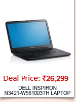 Dell Inspiron N3421-W561003TH (Intel Core i3 3rd Gen/4 GB/750GB/Ubuntu)
