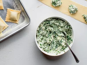 Ricotta and spinach recipe