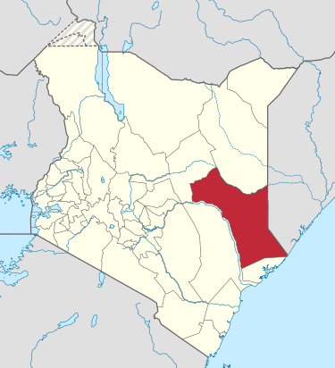 Garissa County, Kenya. (Wikipedia