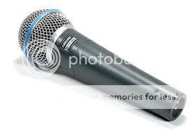 Micro Dây - Micro hát karaoke siêu nhẹ - Mic có dây Shurebeta58