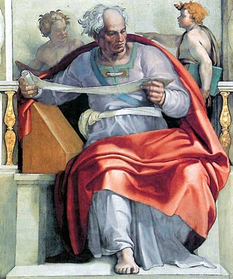 The Prophet Joel by Michelangelo
