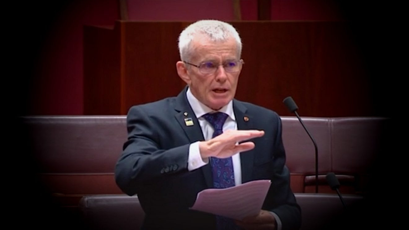 Senator Malcolm Roberts, Queensland, Australia:  To All Who Perpetrated Covid Vaccine Injuries & Death — “We Won’t Let You Get Away With It. We Are Coming for You.” Roberts-1320x743
