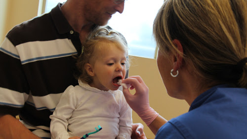 Little Girl at Dentist