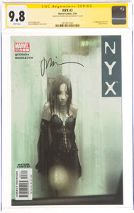 NYX #3 Signature Series: Joshua Middleton (Marvel, 2004) CGC NM/MT 9.8 White pages