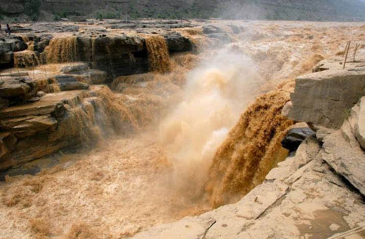 The Yellow River is the third-longest river in Asia and the sixth-longest in the world. From wikipedia.org