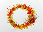 Autumn Wreath - Posted on Monday, November 10, 2014 by Leslie Reid Brasher