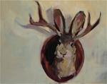 J is For Jackalope, or Do These Antlers Make My Ears Look Big? - Posted on Saturday, February 28, 2015 by Patti McNutt