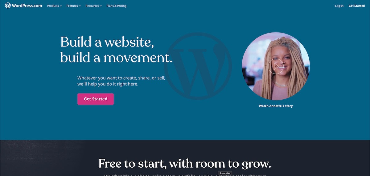 wp.com home page