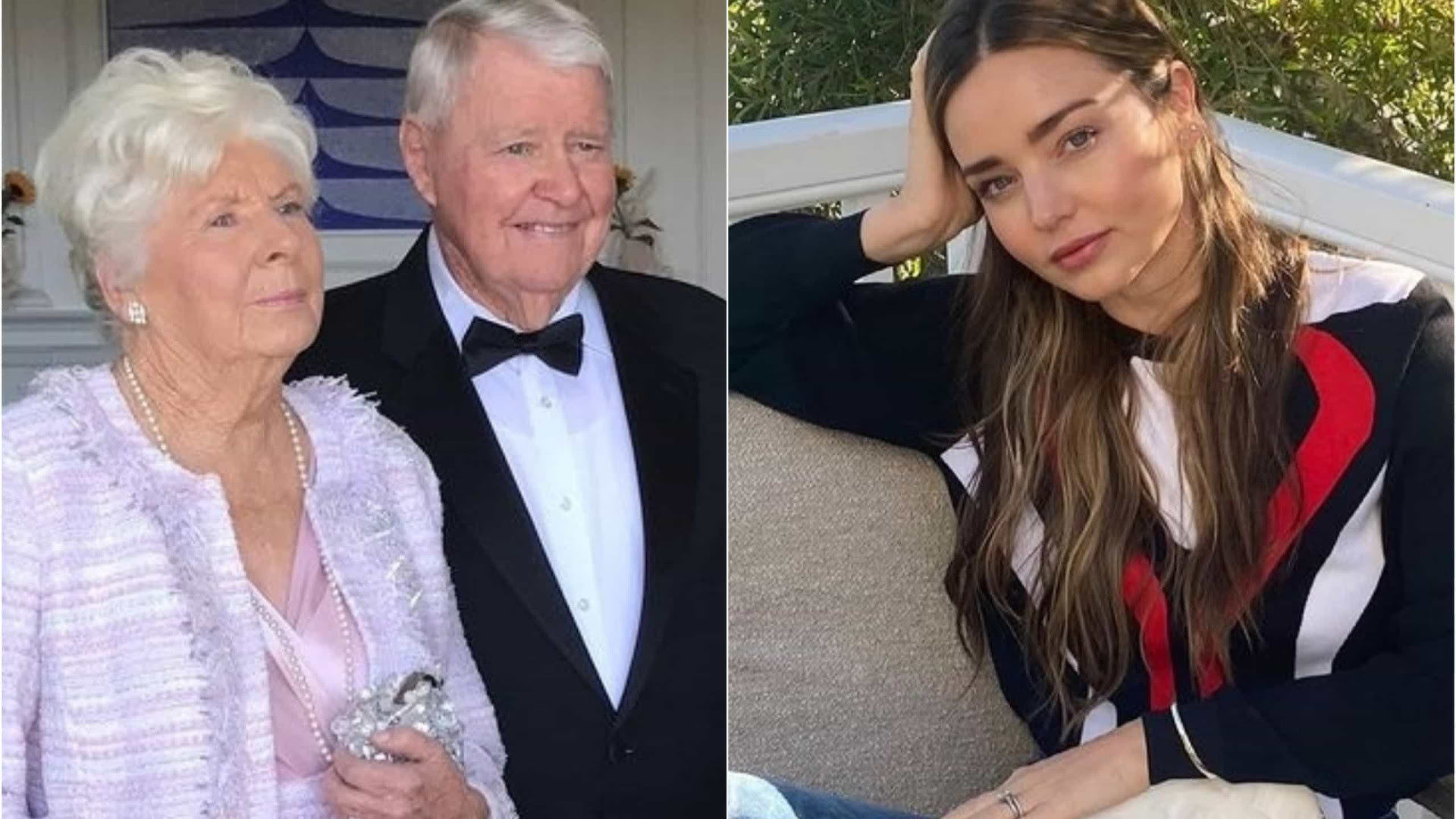 Miranda Kerr chora morte da avó uma semana após funeral do avô