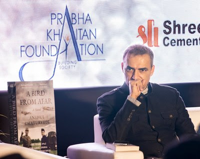 Author Anshul Chaturvedi at Kitaab Festival Author Anshul Chaturvedi at Kitaab Festival