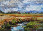 Skagit Creek in Acrylic - Posted on Sunday, November 30, 2014 by Brooke Borcherding