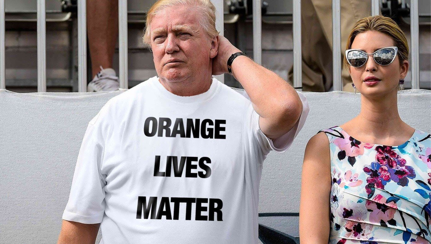 Trump Makes Appearance In 'Orange Lives Matter' Shirt