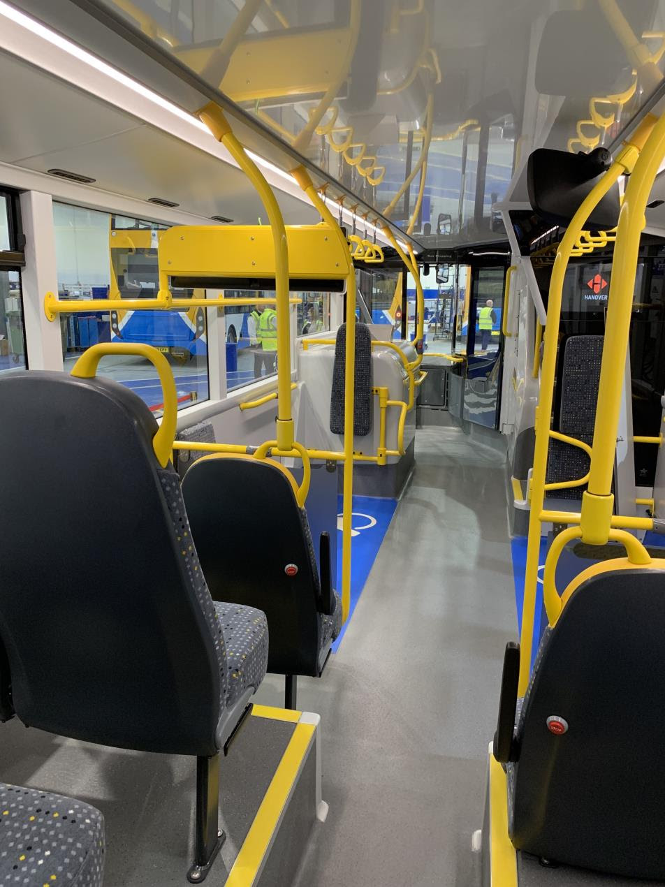A look inside one of the new Bee Network buses 2