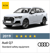 Audi Q7 - Resultados Euro NCAP Diciembre 2019 - 5 estrellas