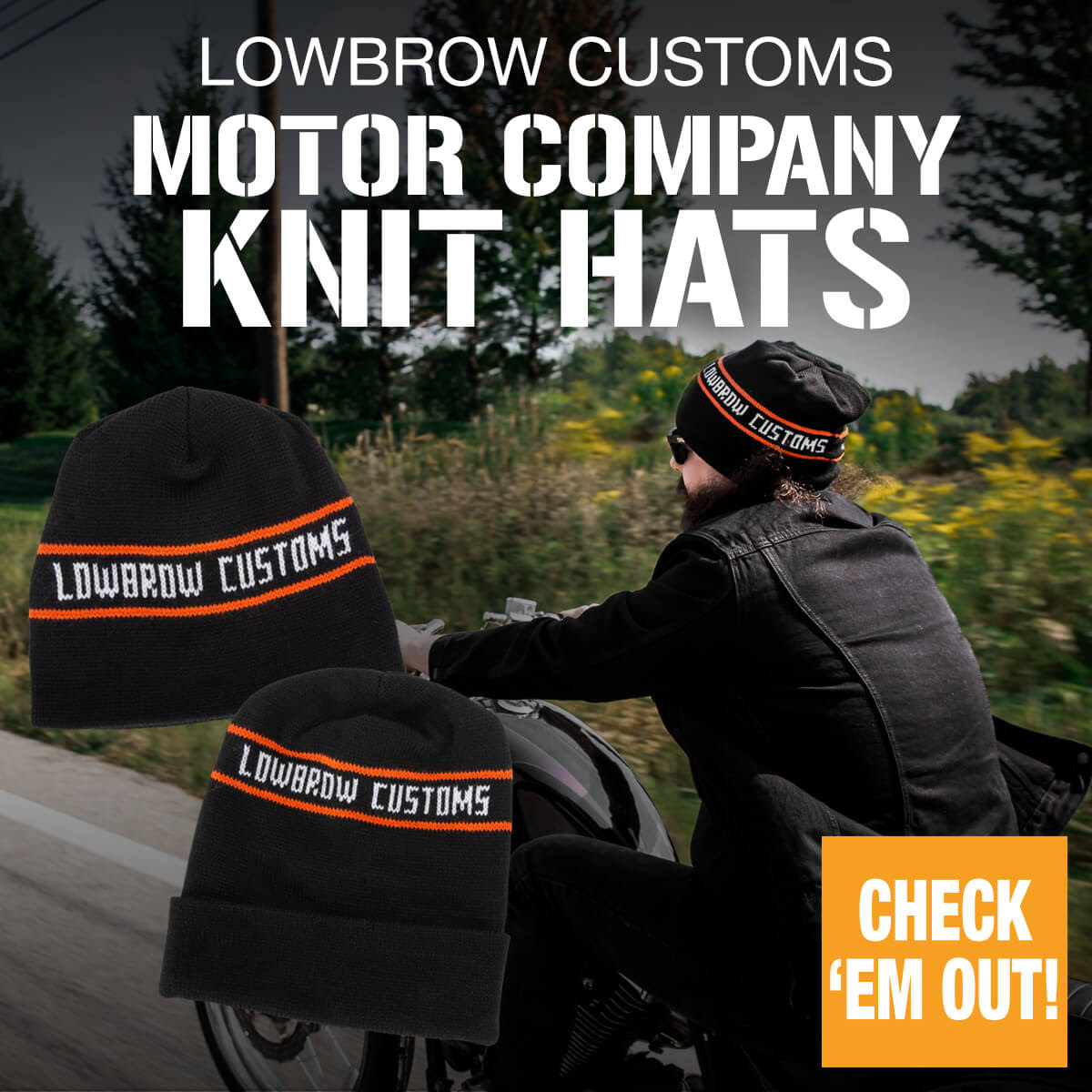 Lowbrow Motor Company Knit Hats
