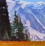 "Grand Park" Mt Rainier National Park, oil, landscape painting by Robin Weiss in the Randy Higbee 6 - Posted on Saturday, November 15, 2014 by Robin Weiss