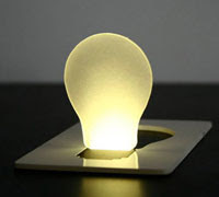 Credit Card Sized LED Pocket Light Lamp