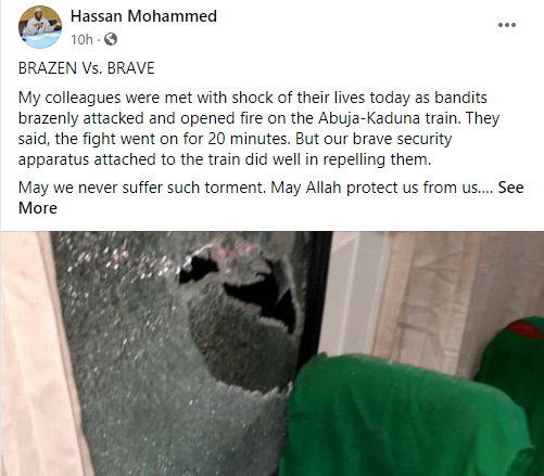 Abuja-Kaduna train allegedly attacked by bandits