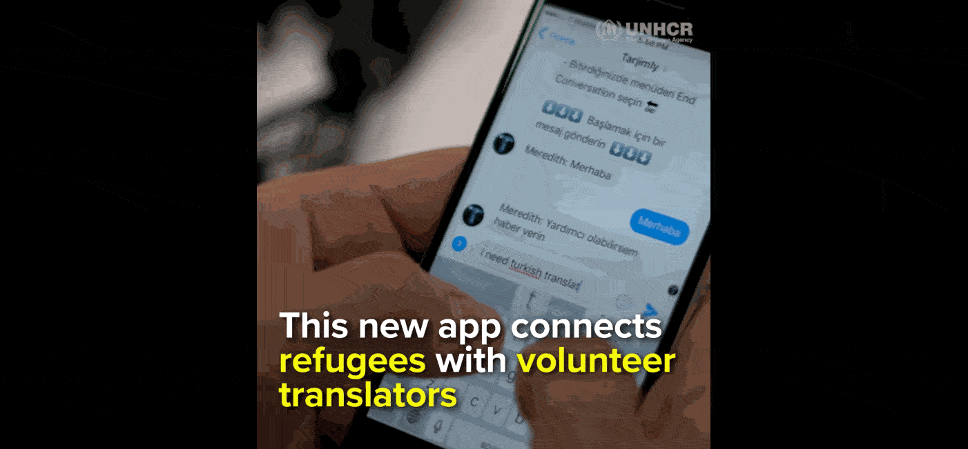TARJIMLY connects volunteer translators with those in need through a free mobile app available for both iOS and Android phones.