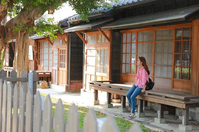 雲中街文創聚落,日式木造小屋,昭和12年,郡役所,黑瓦屋脊,黑膠音樂故事館,法米法式甜點,雲林,復古,雲中街,文創聚落,日式,斗六