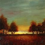 Autumn sunset trees - Posted on Sunday, December 14, 2014 by Jane Palmer