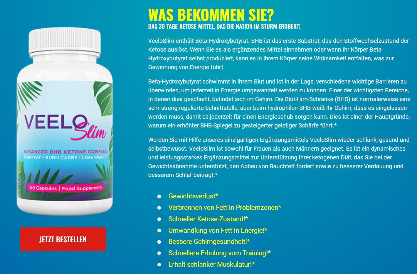 VeeloSlim Offizielle Website