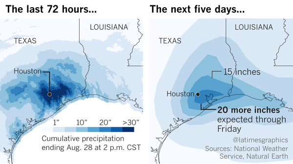 Houston flooding graphic