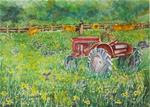 Tractor in the Susans   #188 - Posted on Thursday, March 12, 2015 by Jim Whiteside