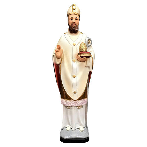 Figura Święty Ambroży symbole biskupie 30 cm żywica malowana 1