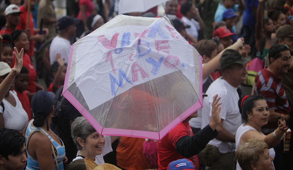 Desfile del Primero de Mayo, en La Habana. Foto: Ismael Francisco/Cubadebate.