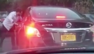 Muslim NYPD officer smashes his car into another car, punches Jew in the face