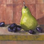 Pear and Grapes - Posted on Tuesday, February 3, 2015 by Louise Kubista