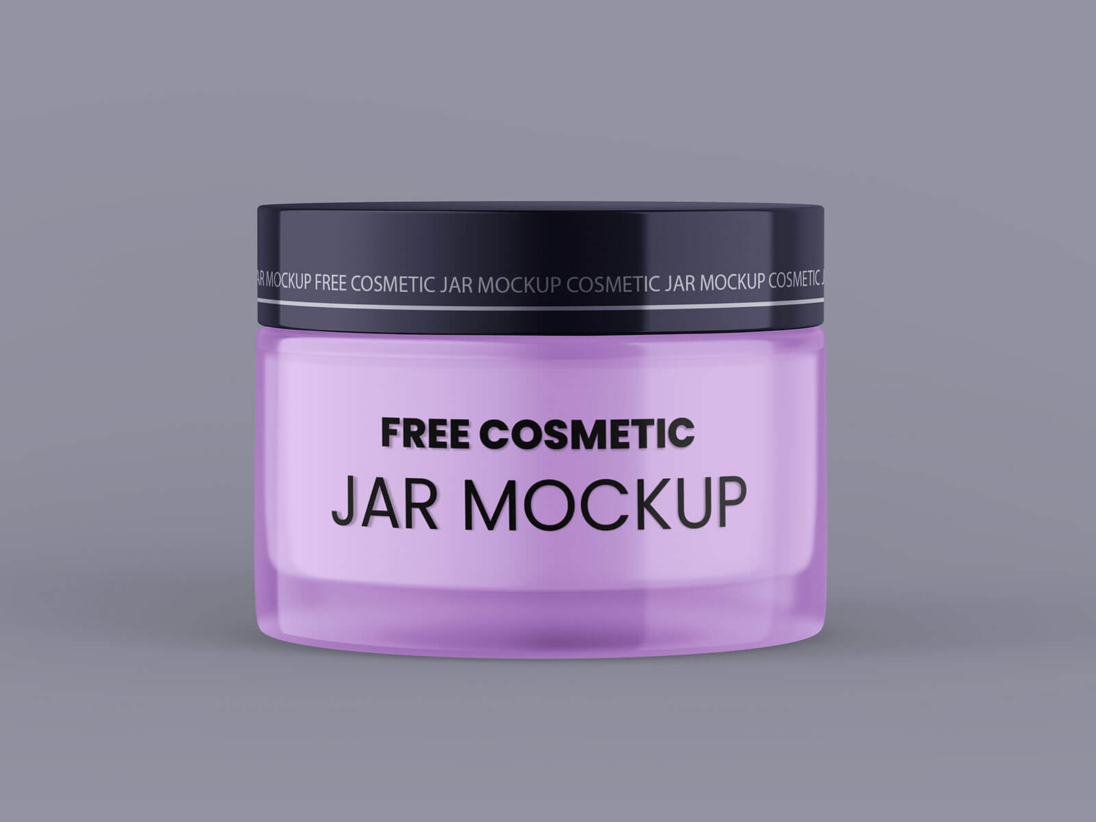 3 Free Glass Cosmetic Jar Mockup PSD Set Good Mockups