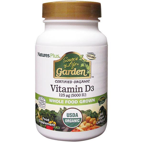 Natures Plus Source of Life Garden Vitamin D3 5000IU