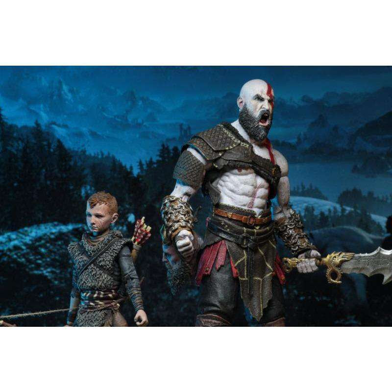 Image of God of War (2018) - 7" Scale Action Figure - Ultimate Kratos & Atreus 2-Pack