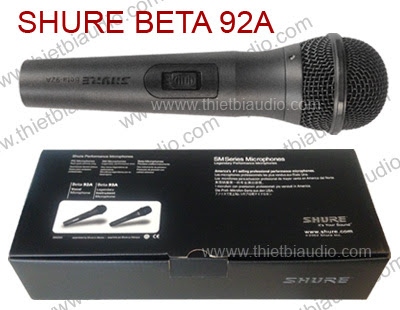 Micro Dây - Micro hát karaoke siêu nhẹ - Mic có dây 1418044shure_beta92a
