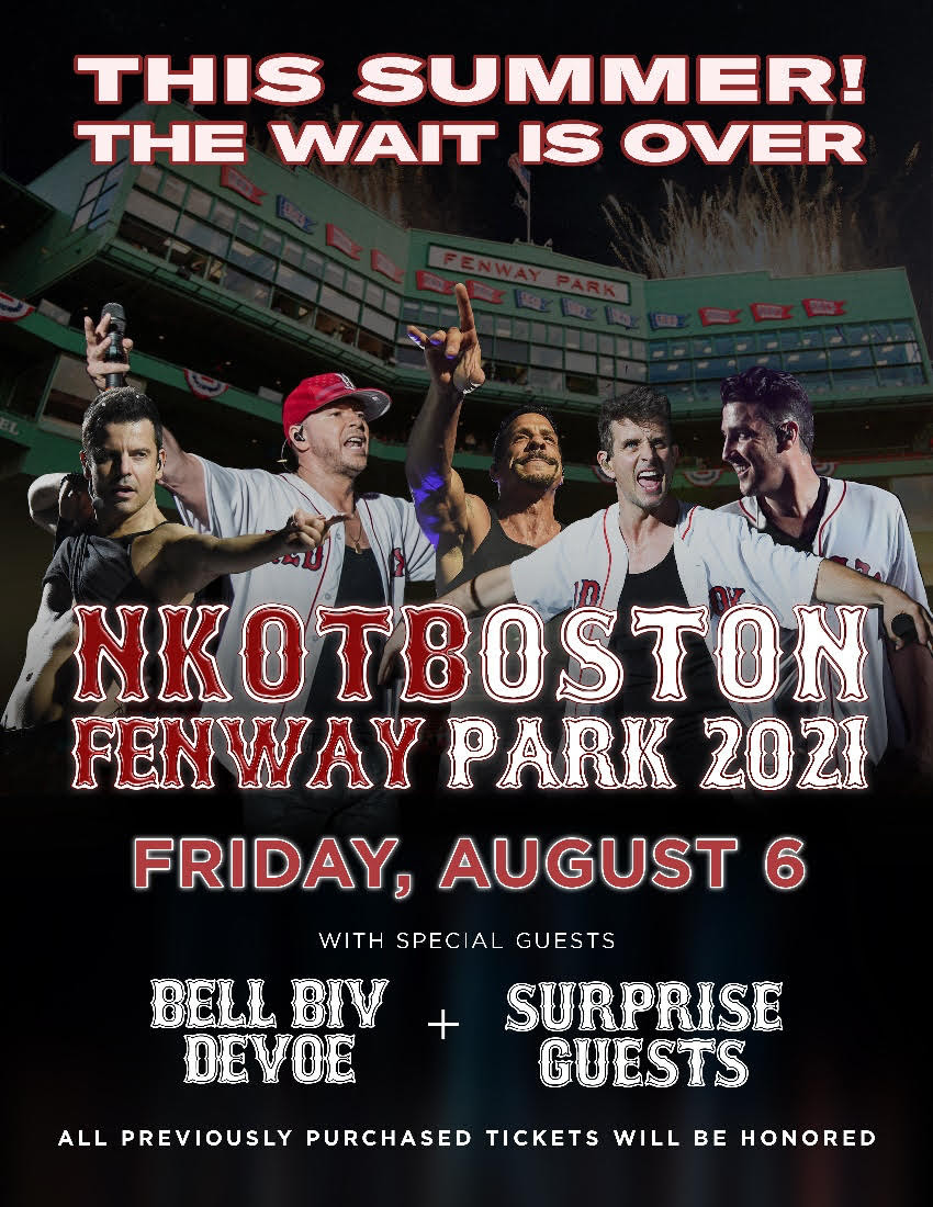 Red Sox Hosted New Kids on the Block at Fenway Park - Belly Up Sports