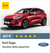 Ford Kuga - Resultados Euro NCAP Diciembre 2019 - 5 estrellas