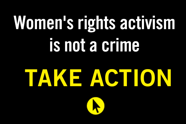 In prison for exercising her freedom of expression - TAKE ACTION