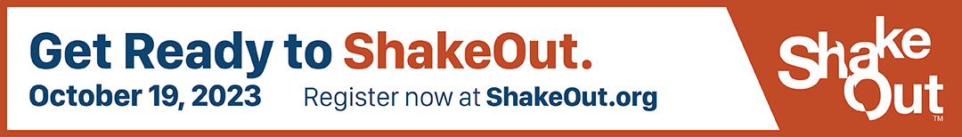 Great ShakeOut Banner