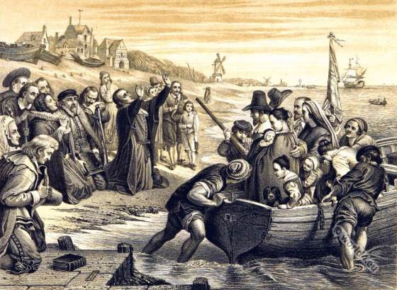 Mayflower-pilgrims-xVII-sec.