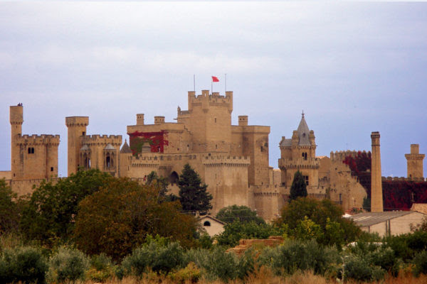 Castle or Palace at Olite, Navarre, Spain
