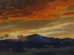 Pikes Peak Sunset - Posted on Friday, January 23, 2015 by Pamela Poll