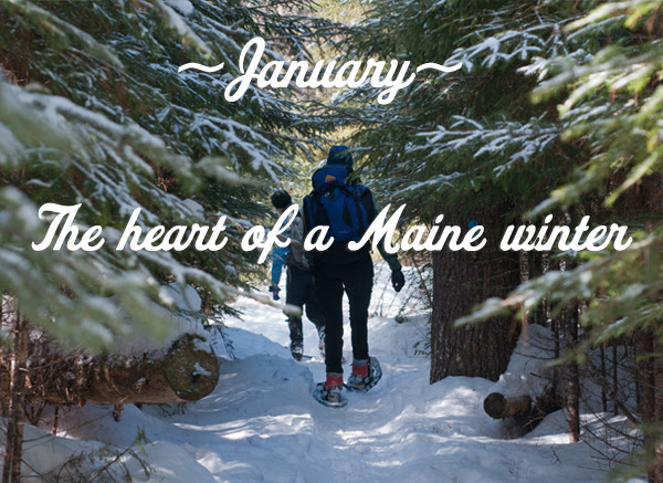 January -- The Heart of a Maine Winter