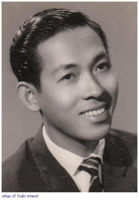 Nhạc sĩ Tuấn Khanh thời trẻ.