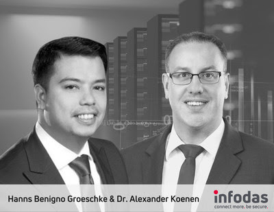 Dr. Alexander Koenen, Member of the Board & Director Solutions and Hanns Benigno Groeschke, CC expert INFODAS