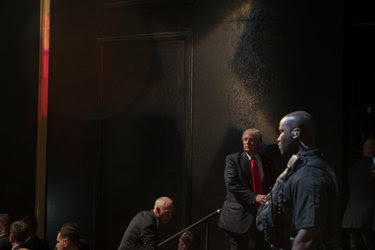 Donald J. Trump at a campaign rally in Raleigh, N.C., on Tuesday.