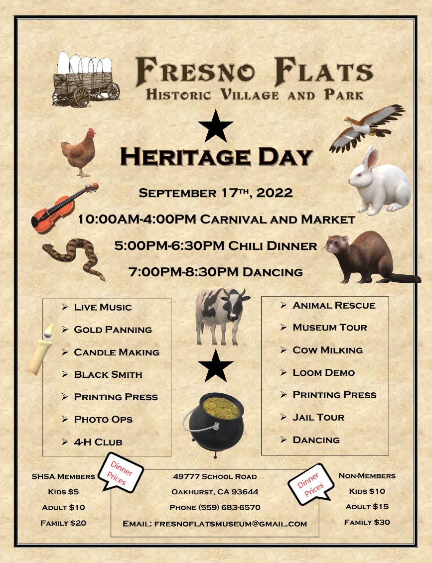 Fresno Flats Heritage Day | Sierra News Online