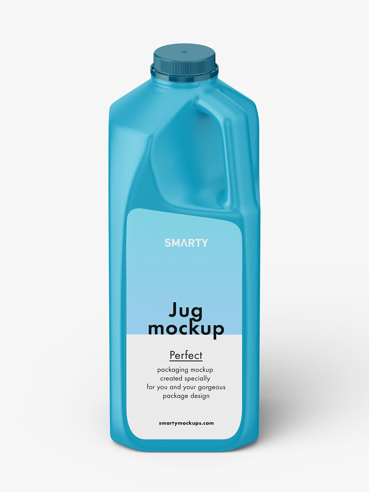 Plastic jug mockup / 64 oz Smarty Mockups